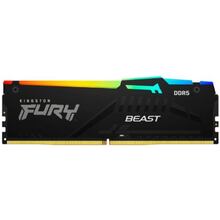 Модуль памяти KINGSTON Fury Beast 32GB DDR5 6400MHz RGB Black EXPO (KF564C32BBEA-32)