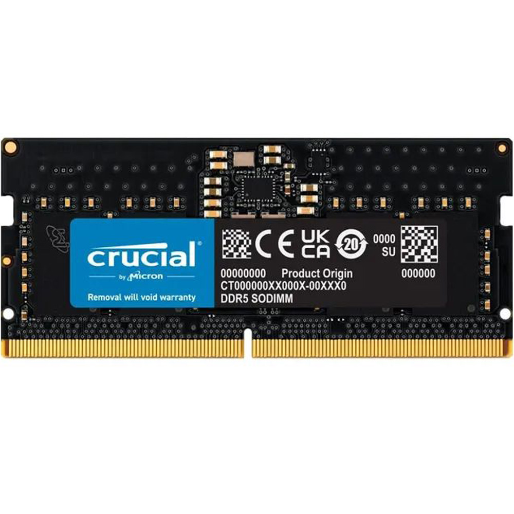 Модуль пам'яті MICRON 16GB DDR5 6400MHz SoDIMM (CT16G64C52CS5)