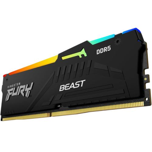 Набір KINGSTON Fury Beast 64GB DDR5 6000MHz RGB Black EXPO (KF560C30BBEAK2-64) Робоча частота 6000 МГц