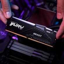 Набір KINGSTON Fury Beast 64GB DDR5 6000MHz RGB Black EXPO (KF560C30BBEAK2-64)
