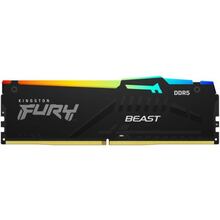 Набір KINGSTON Fury Beast 64GB DDR5 6000MHz RGB Black EXPO (KF560C30BBEAK2-64)