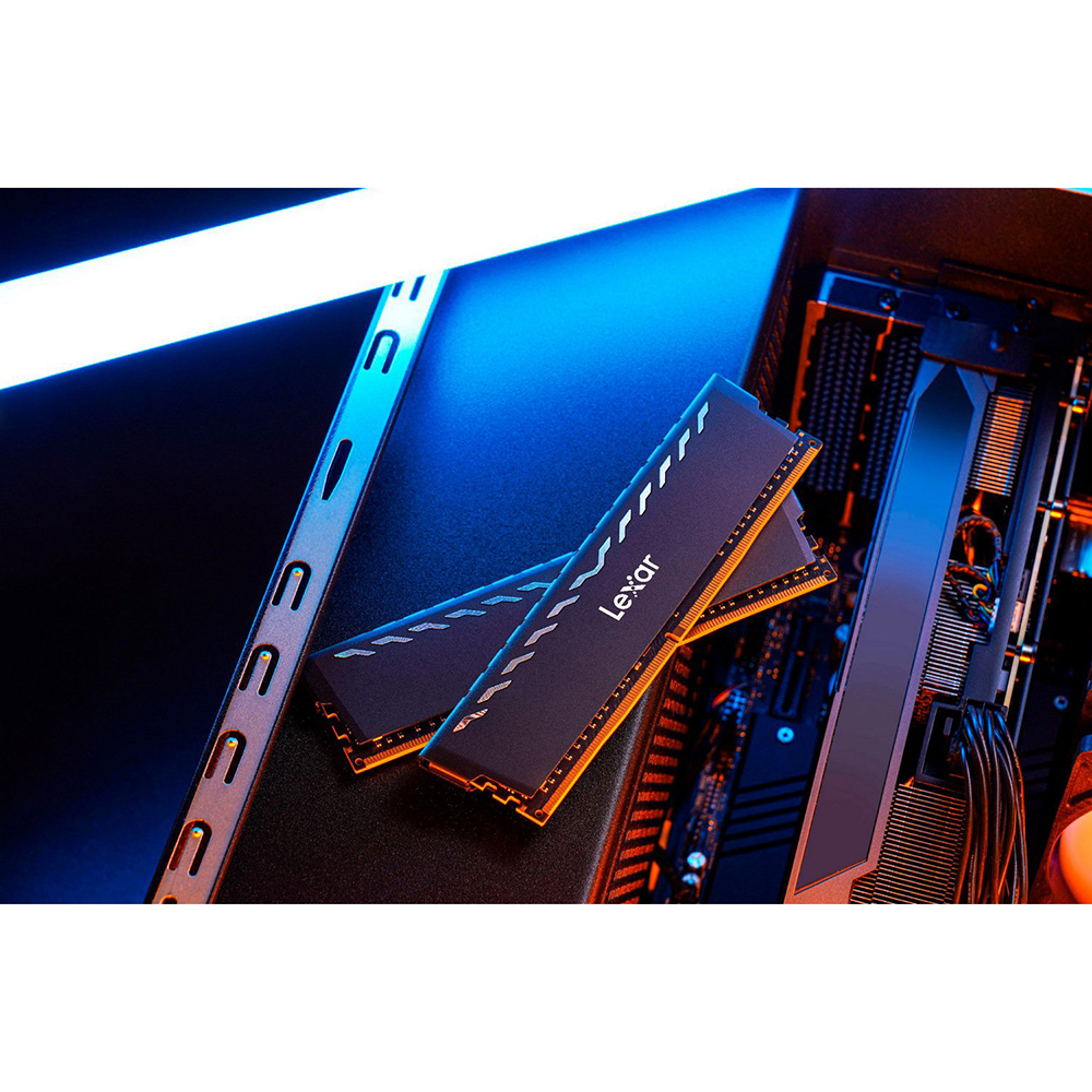 Заказать Набор LEXAR DDR4 16Gb 3600MHz THOR Black (LD4U08G36C18LG-RGD)