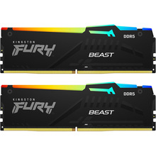 Набір KINGSTON DDR5 128GB (2x64GB) 5600 MHz Beast RGB (KF556C40BBAK2-128)