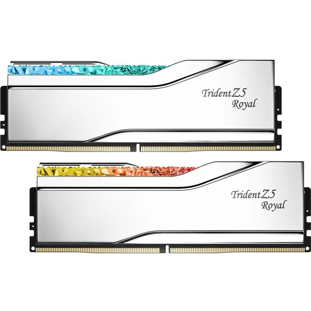 Набір G.SKILL DDR5 32GB (2x16GB) 6400 МГц Trident Z5 Royal Silver (F5-6400J3239G16GX2-TR5S) Тип DDR5
