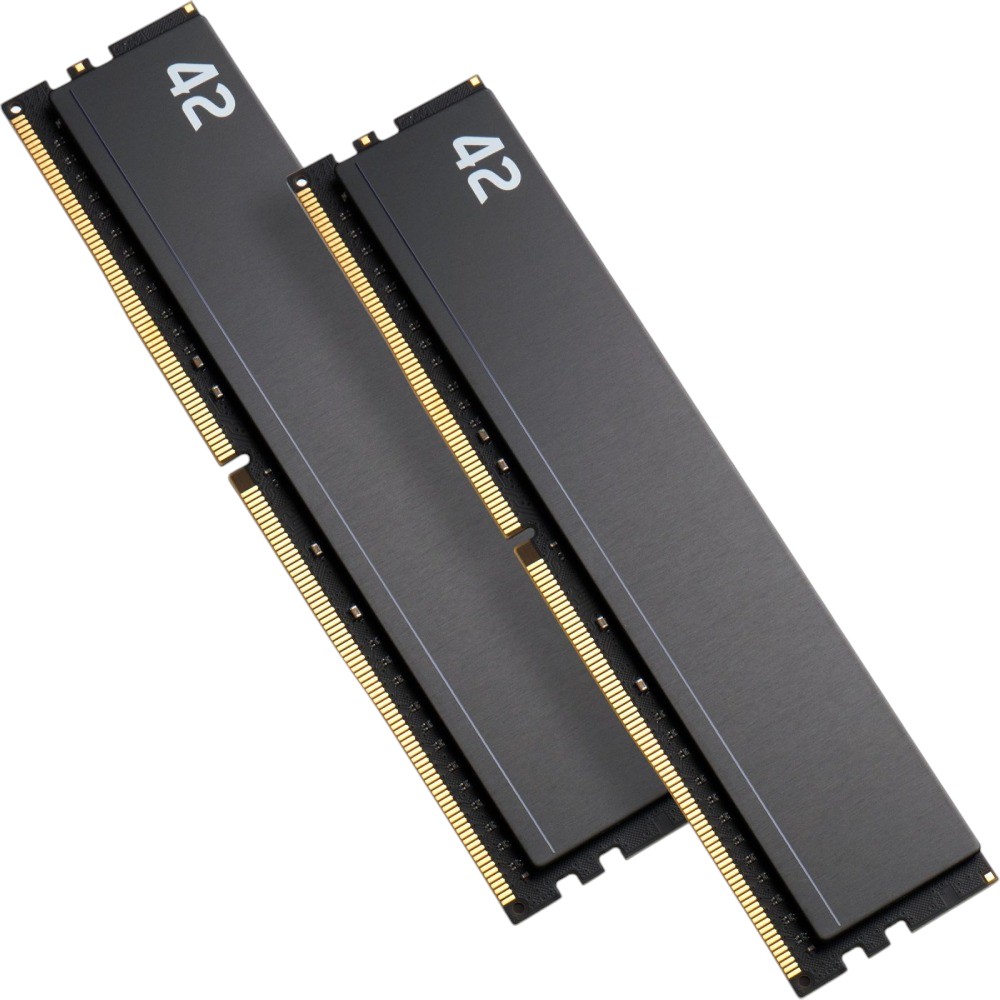 Набір EXCELERAM 16GB DDR4 3200 MHz 42-Series (E-42-002D-16) Додатково Низькопрофільна висота 38.5 мм; Сумісність з Intel та AMD; Стандарти пам'яті: PC4-25600U