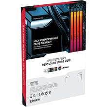 Набір KINGSTON 96GB DDR5 6400 MHz Renegade RGB (KF564C32RSAK2-96)