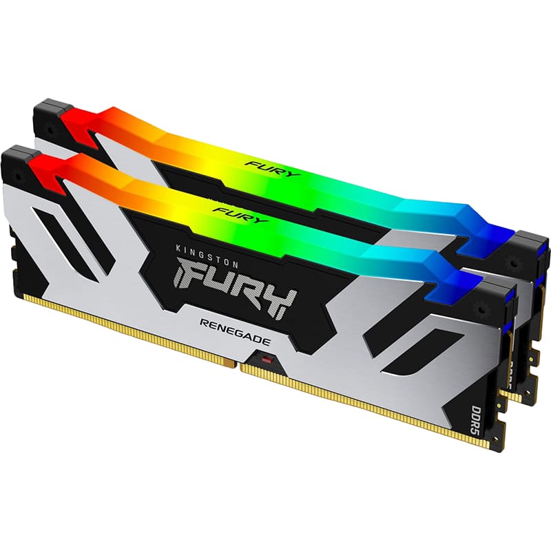 Набір KINGSTON 96GB DDR5 6400 MHz Renegade RGB (KF564C32RSAK2-96) Призначення для настільного комп'ютера