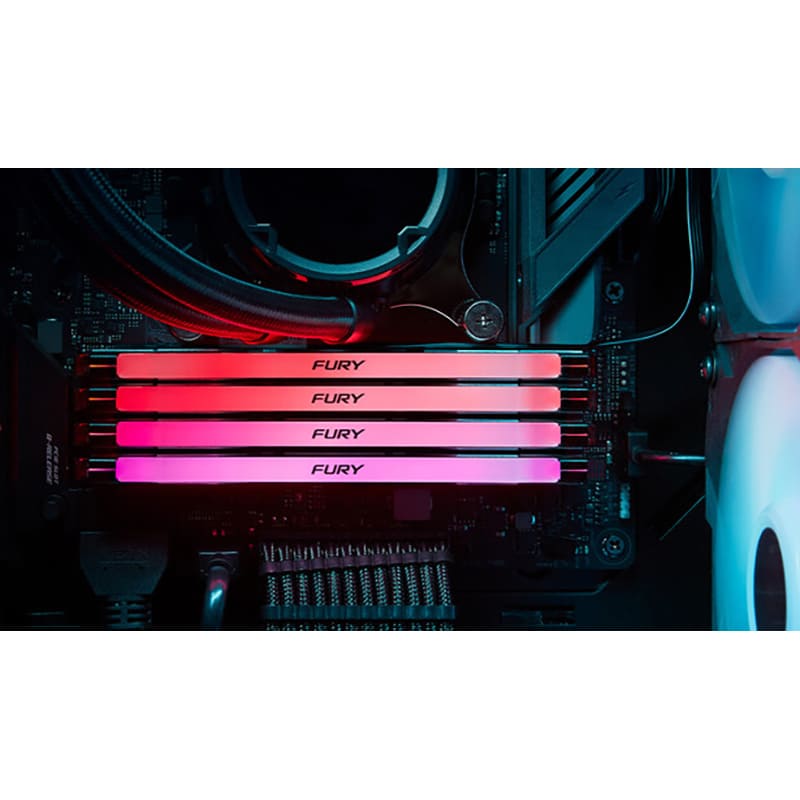 В Україні Набір KINGSTON 96GB DDR5 6400 MHz Renegade RGB (KF564C32RSAK2-96)