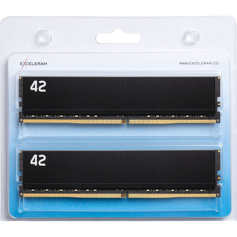 Набор EXCELERAM DDR4 64GB (2x32GB) 2666 MHz 42-Series (E-42-001D-64) Объем 64 Гб