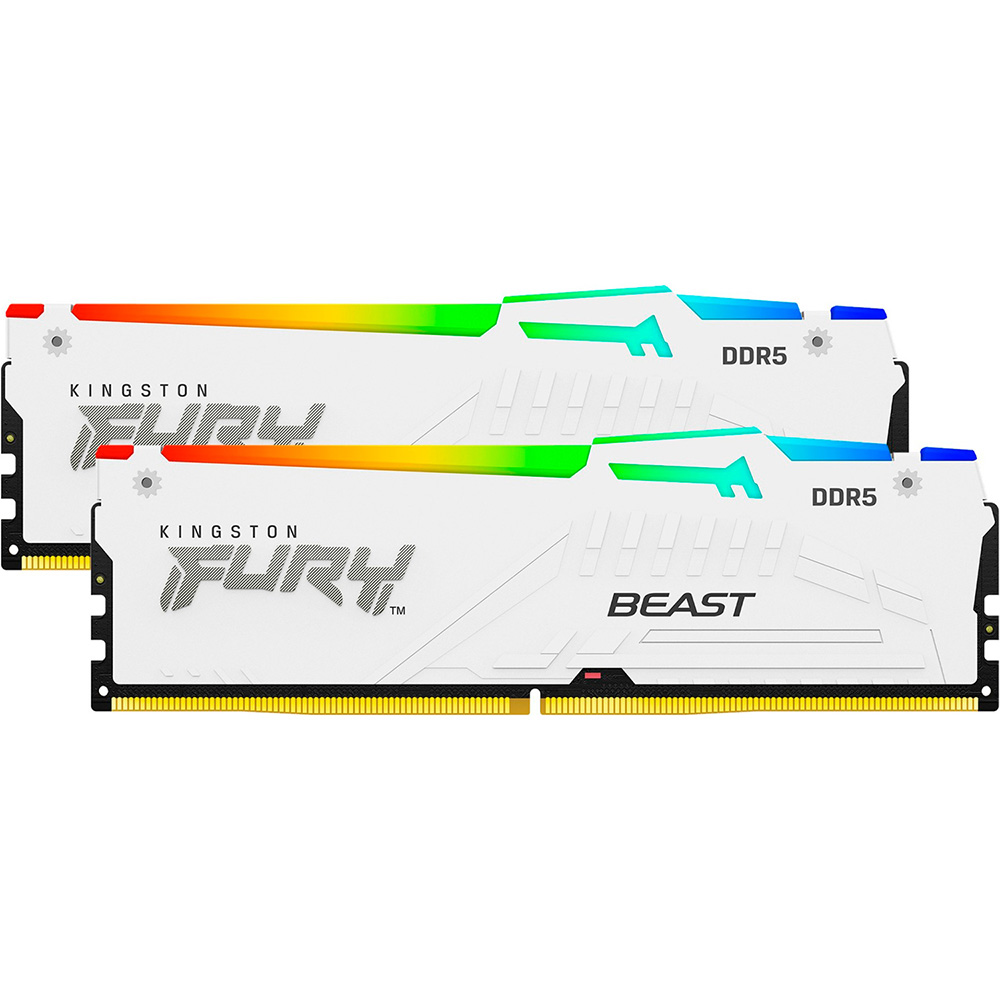 Набір KINGSTON DDR5 32GB 5600 MHz FURY Beast (KF556C40BWAK2-32) Призначення для настільного комп'ютера