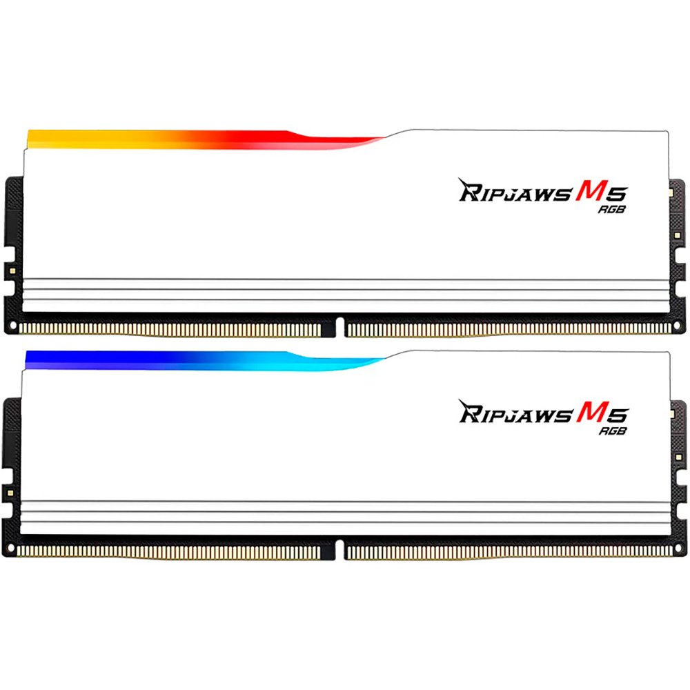 Набор G.SKILL 64GB DDR5 6000 MHz Ripjaws M5 RGB (F5-6000J3238G32GX2-RM5RW)
