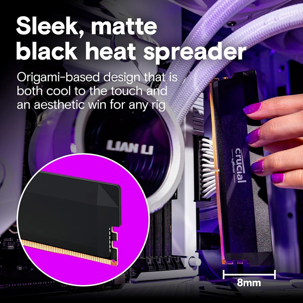 Внешний вид Модуль памяти MICRON 32GB DDR5 6400 MHz Pro Overclocking (CP32G64C40U5B)