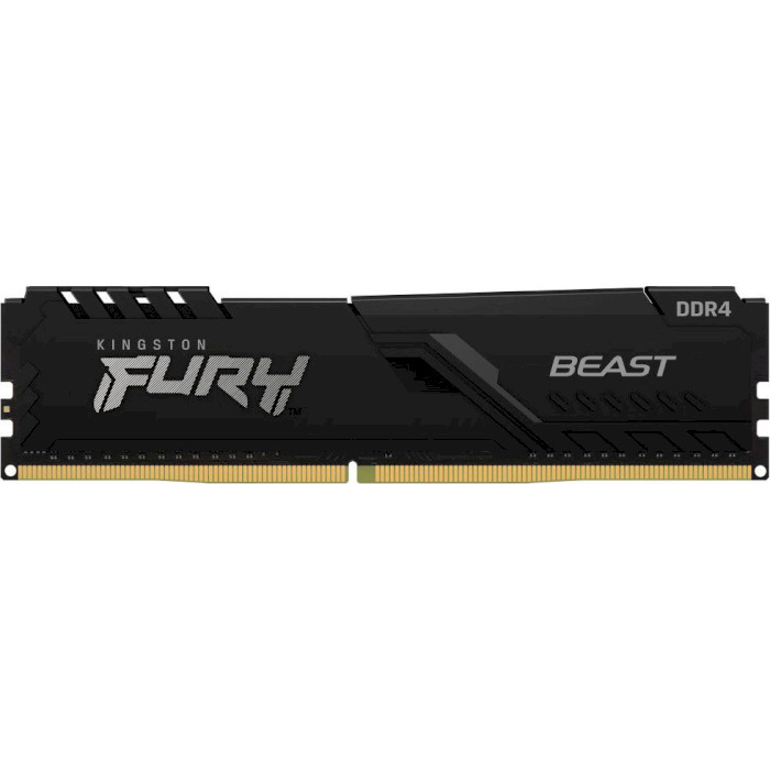 Набір KINGSTON DDR4 64Gb 3200MHz Fury Beast Black (KF432C16BB1K4/64) Призначення для настільного комп'ютера