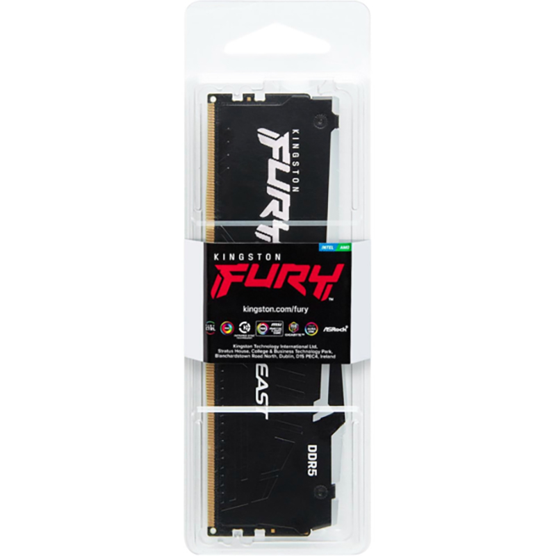 Модуль памяти KINGSTON FURY Beast DDR5 32GB 6000 RGB (KF560C36BBE2A-32) Рабочая частота 6000 МГц