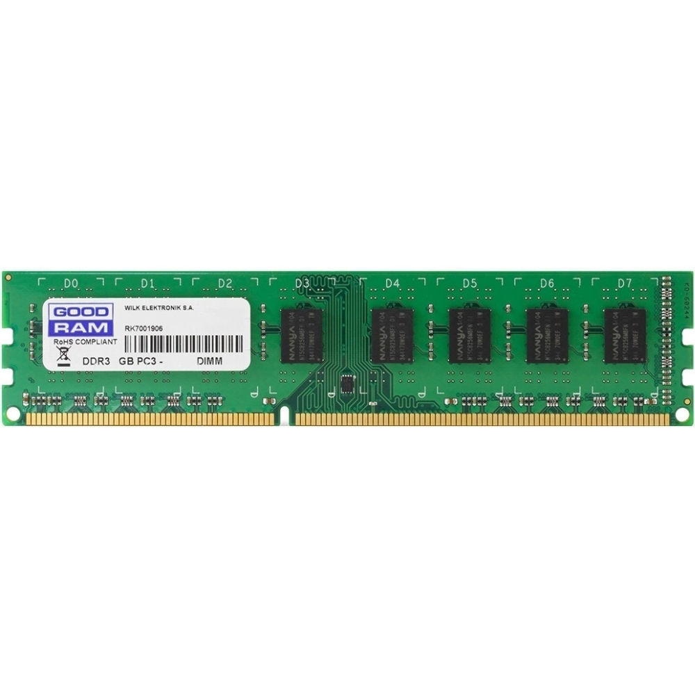 Модуль пам'яті GOODRAM DDR3 8Gb 1600Mhz БЛІСТЕР (GR1600D364L11/8G)