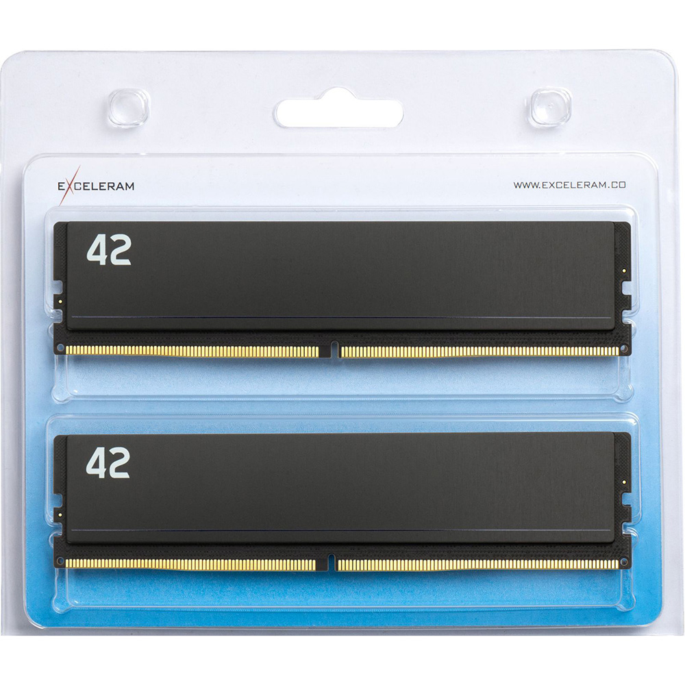 Набор EXCELERAM 42-Series DDR5 64GB (2x32GB) 6000 MHz 42-Series (E-42-009D-64) Рабочая частота 6000 МГц