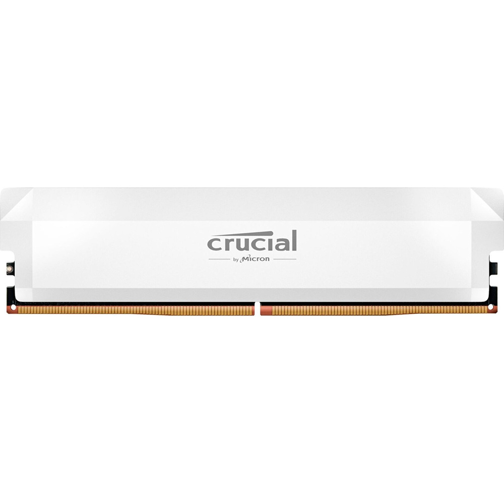 Модуль пам'яті MICRON Pro Overclocking DDR5 16GB 6400 MHz White (CP16G64C38U5W)