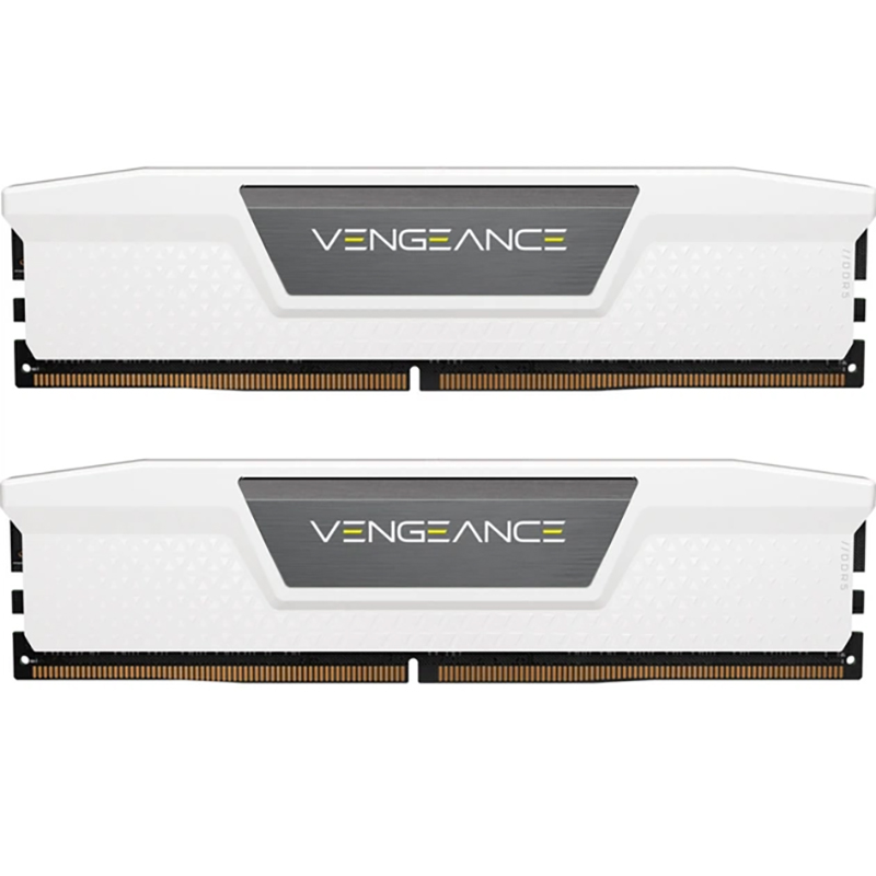Набір CORSAIR DDR5 32GB (2x16GB) 6400 MHz Vengeance White (CMK32GX5M2B6400Z32W) Призначення для настільного комп'ютера