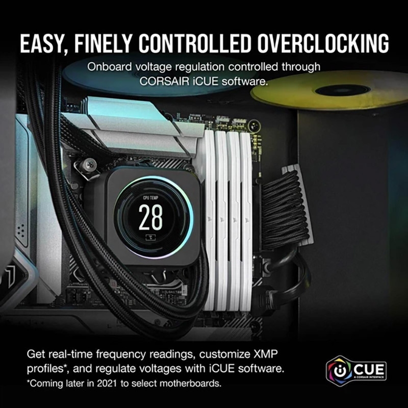 Покупка Набір CORSAIR DDR5 32GB (2x16GB) 6400 MHz Vengeance White (CMK32GX5M2B6400Z32W)