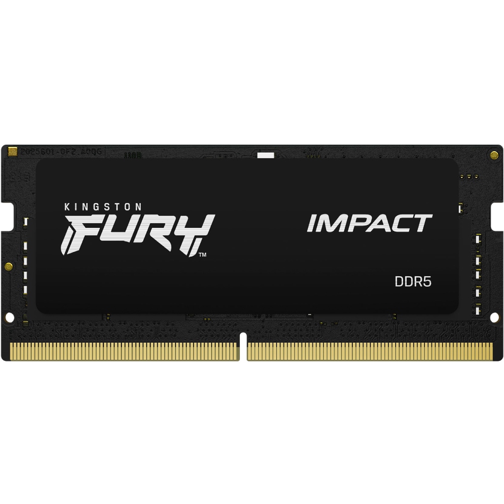 Набір KINGSTON SoDIMM DDR5 64GB 2x32GB 5600 MHz FURY Impact Fury (KF556S40IBK2-64) Призначення для ноутбука