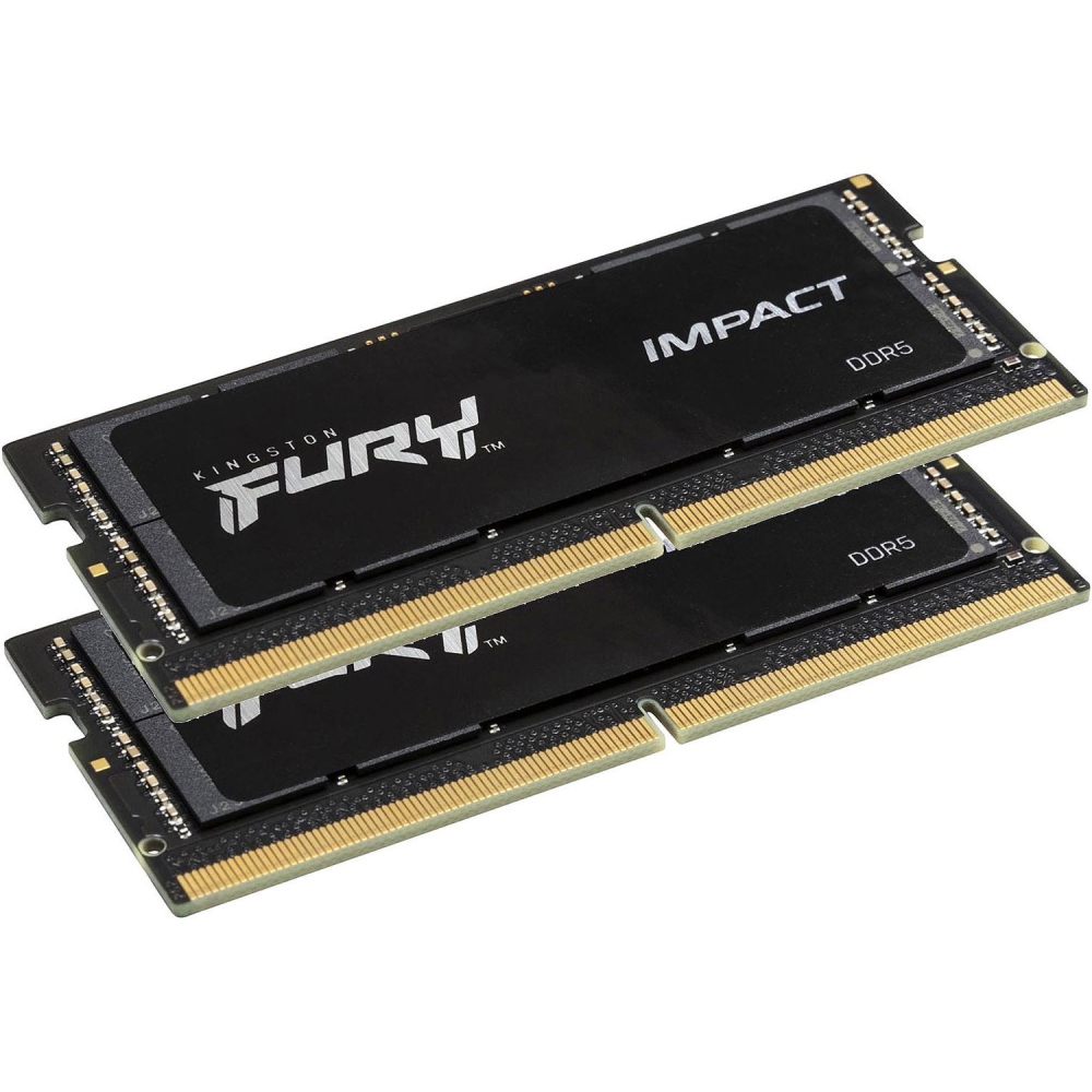 Набір KINGSTON SoDIMM DDR5 64GB 2x32GB 5600 MHz FURY Impact Fury (KF556S40IBK2-64) Об'єм 64 Гб