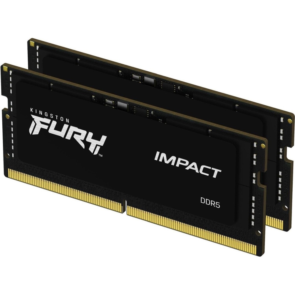 Набір KINGSTON SoDIMM DDR5 64GB 2x32GB 5600 MHz FURY Impact Fury (KF556S40IBK2-64)