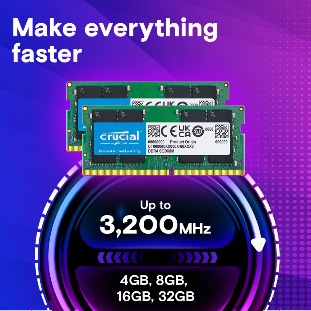 Модуль пам'яті CRUCIAL PRO 16GB DDR4-3200 (CP16G4DFRA32A) ᐉ