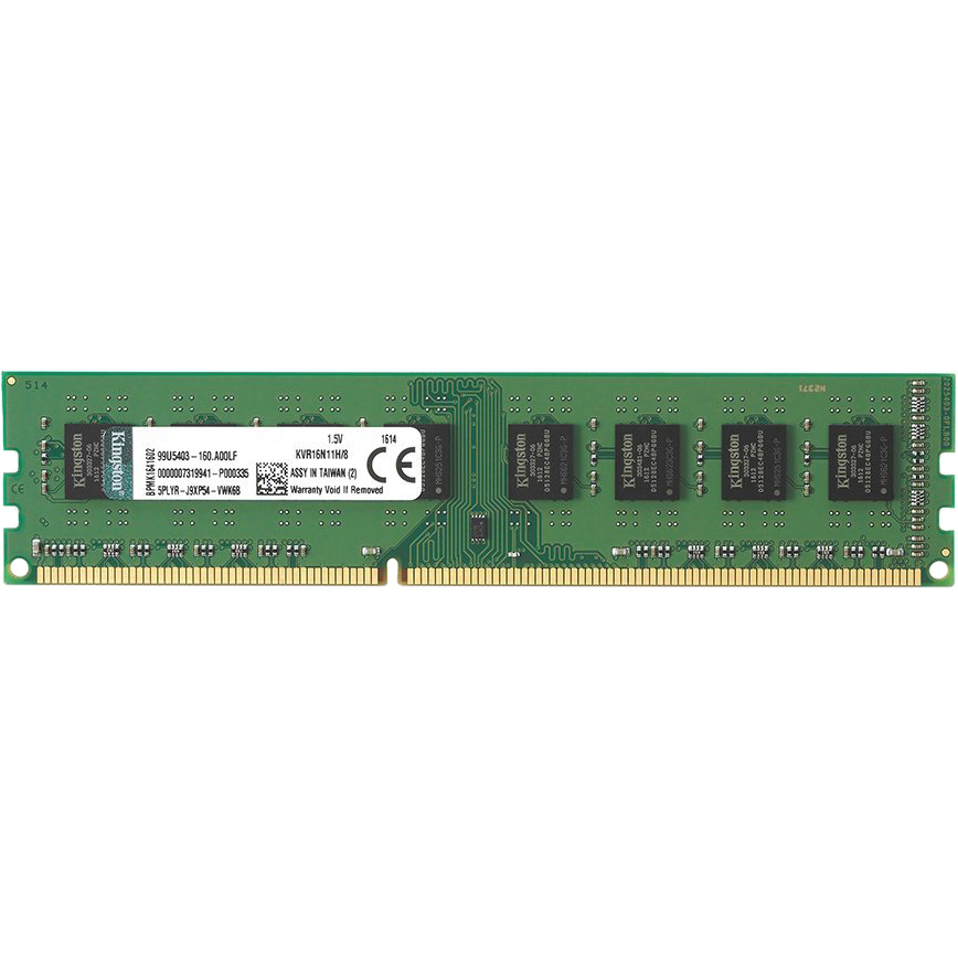 

Модуль памяти KINGSTON DDR3 8GB 1600MHz (KVR16N11H/8), KVR16N11H/8