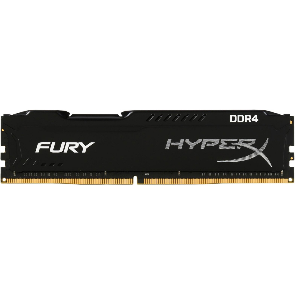 

Модуль памяти KINGSTON DDR4 16Gb 2666MHz (HX426C16FB/16), HyperX OC DDR4 16Gb 2666Mhz CL16 Fury Black