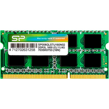 Модуль памяти SILICON POWER SO-DIMM DDR3 2GB 1600MHz (SP002GLSTU160V02)