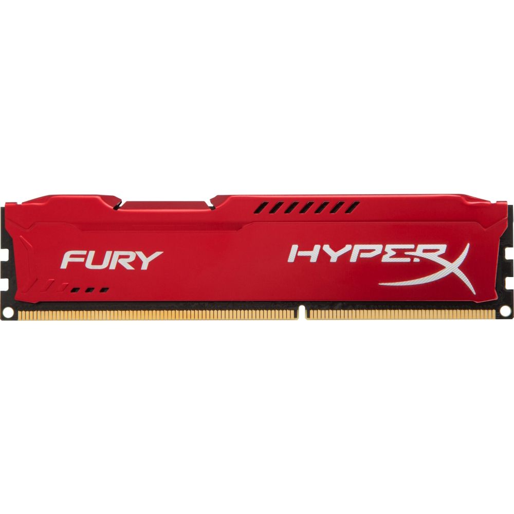 

Модуль памяти HyperX OC DDR3 4Gb 1600Mhz CL10 Fury Red Retail (HX316C10FR/4), HyperX OC DDR3 4Gb 1600Mhz CL10 Fury Red Retail