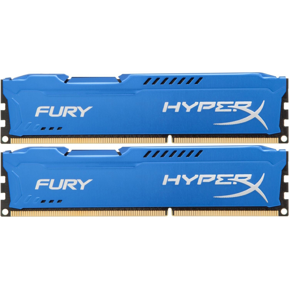 

Набор HyperX OC KIT DDR3 2x4Gb 1600Mhz CL10 Fury Blue (HX316C10FK2/8), HyperX OC KIT DDR3 2x4Gb 1600Mhz CL10 Fury Blue
