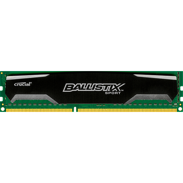 Модуль памяти MICRON Ballistix Sport DDR3 8GB 1600MHz (BLS8G3D1609DS1S00CEU)