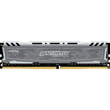 Модуль пам'яті MICRON Crucial Ballistix Sport DDR4 16GB 2400MHz Silver (BLS16G4D240FSB)