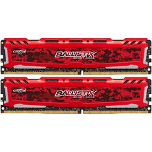 Модуль пам'яті MICRON Crucial Ballistix Sport DDR4 8GBx2 2400MHz Red (BLS2C8G4D240FSE)