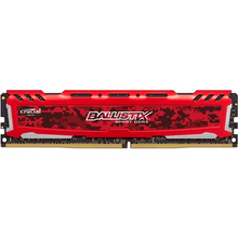 Модуль пам'яті MICRON Crucial Ballistix Sport DDR4 16GB 2666MHz Red (BLS16G4D26BFSE)