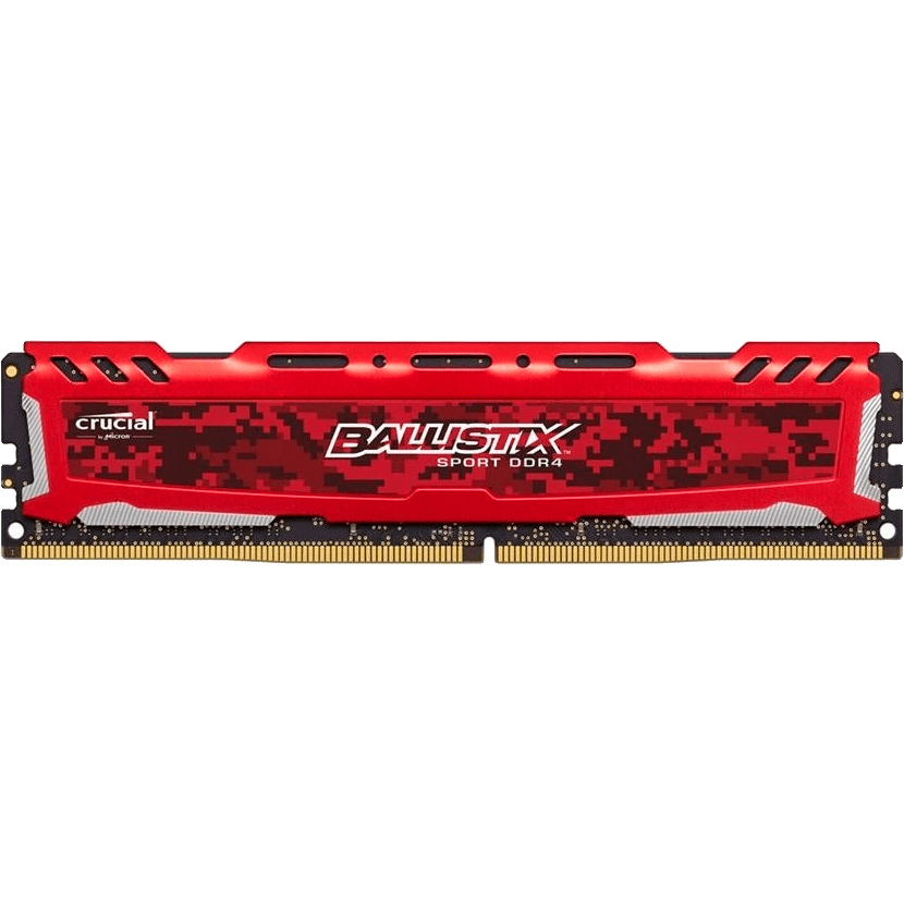 Модуль пам'яті MICRON Crucial Ballistix Sport DDR4 8GB 2666MHz Red (BLS8G4D26BFSEK)