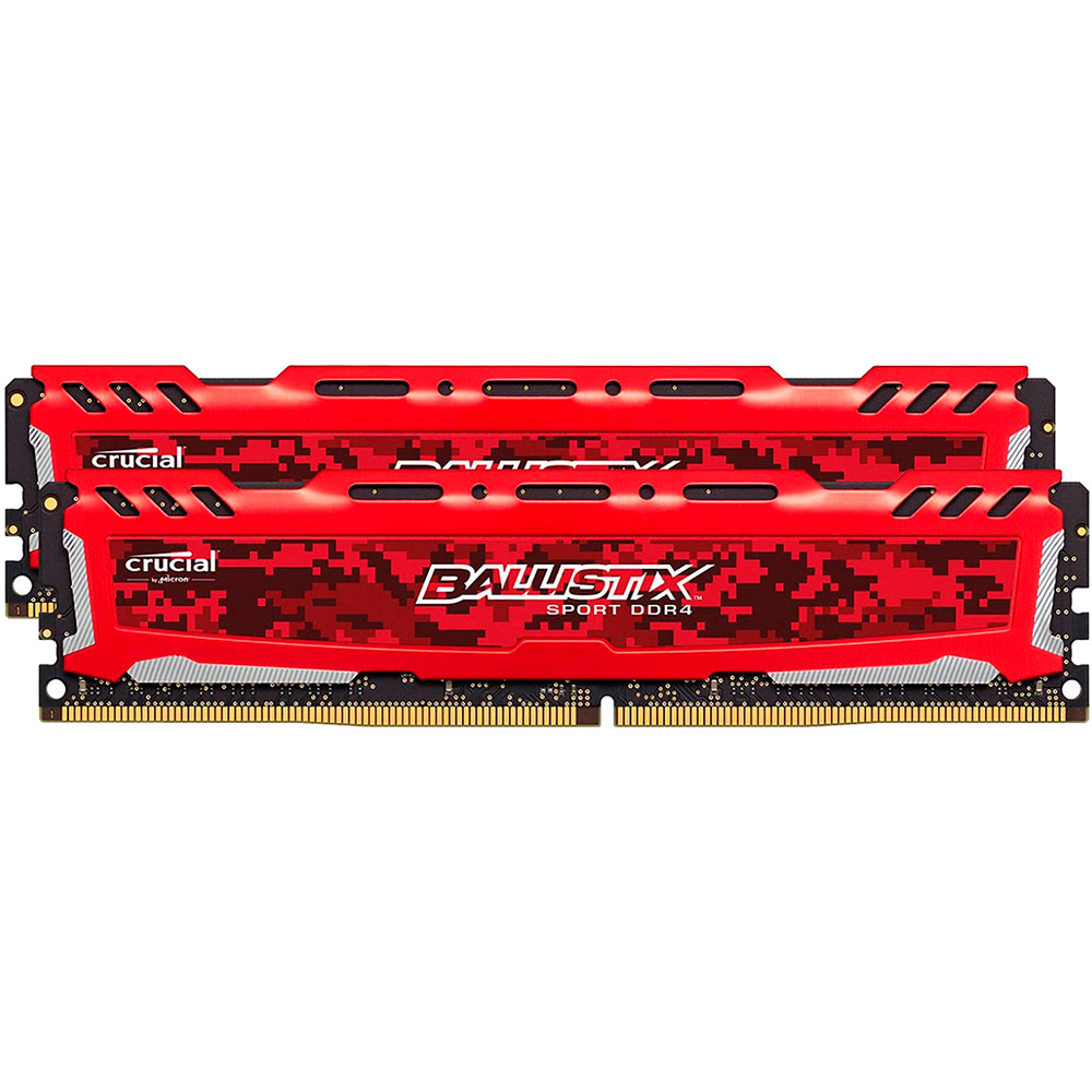 Модуль памяти MICRON Crucial Ballistix Sport DDR4 4GBx2 2666Mhz (BLS2K4G4D26BFSE)