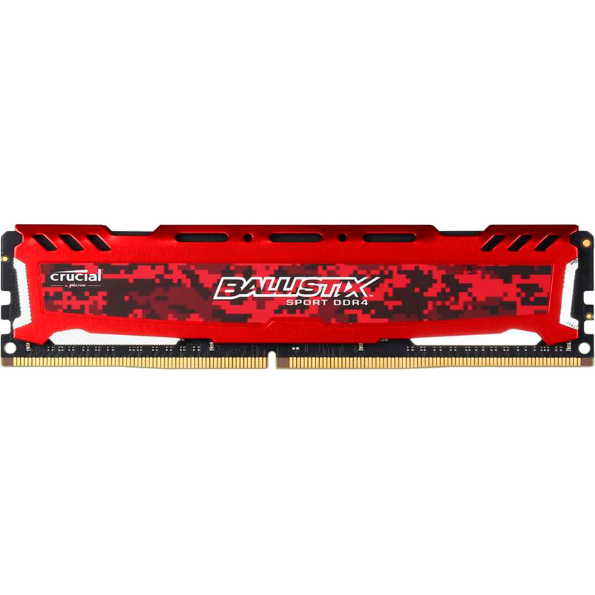 Модуль памяти MICRON Crucial Ballistix Sport DDR4 8GB 2400Mhz (BLS8G4D240FSEK)