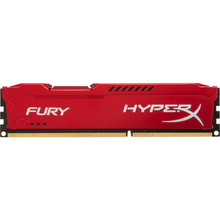 Модуль памяти HyperX OC DDR3 8Gb 1600Mhz CL10 Fury Red Retail (HX316C10FR/8)