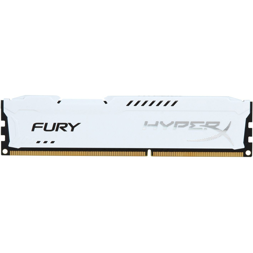 

Модуль памяти HyperX OC DDR3 8Gb 1600Mhz CL10 Fury White Retail (HX316C10FW/8), HyperX OC DDR3 8Gb 1600Mhz CL10 Fury White Retail