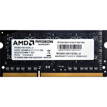 Модуль пам'яті AMD DDR3 8GB 1600Mhz SO-DIMM (R538G1601S2SL-U)