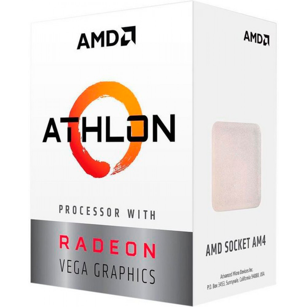 

Процессор AMD Athlon 220GE BOX (YD220GC6FBBOX), Athlon 220GE sAM4 (3.4GHz, 4MB, 35W) BOX