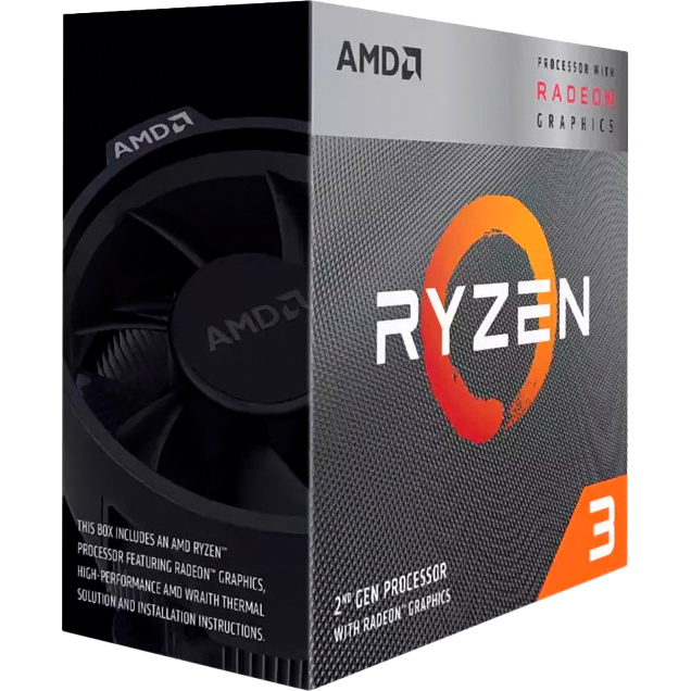 Процесор AMD Ryzen 3 3200G (YD3200C5FHBOX)