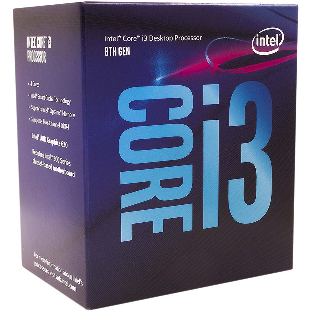 Процессор INTEL Core i3-8100 BOX (BX80684I38100)