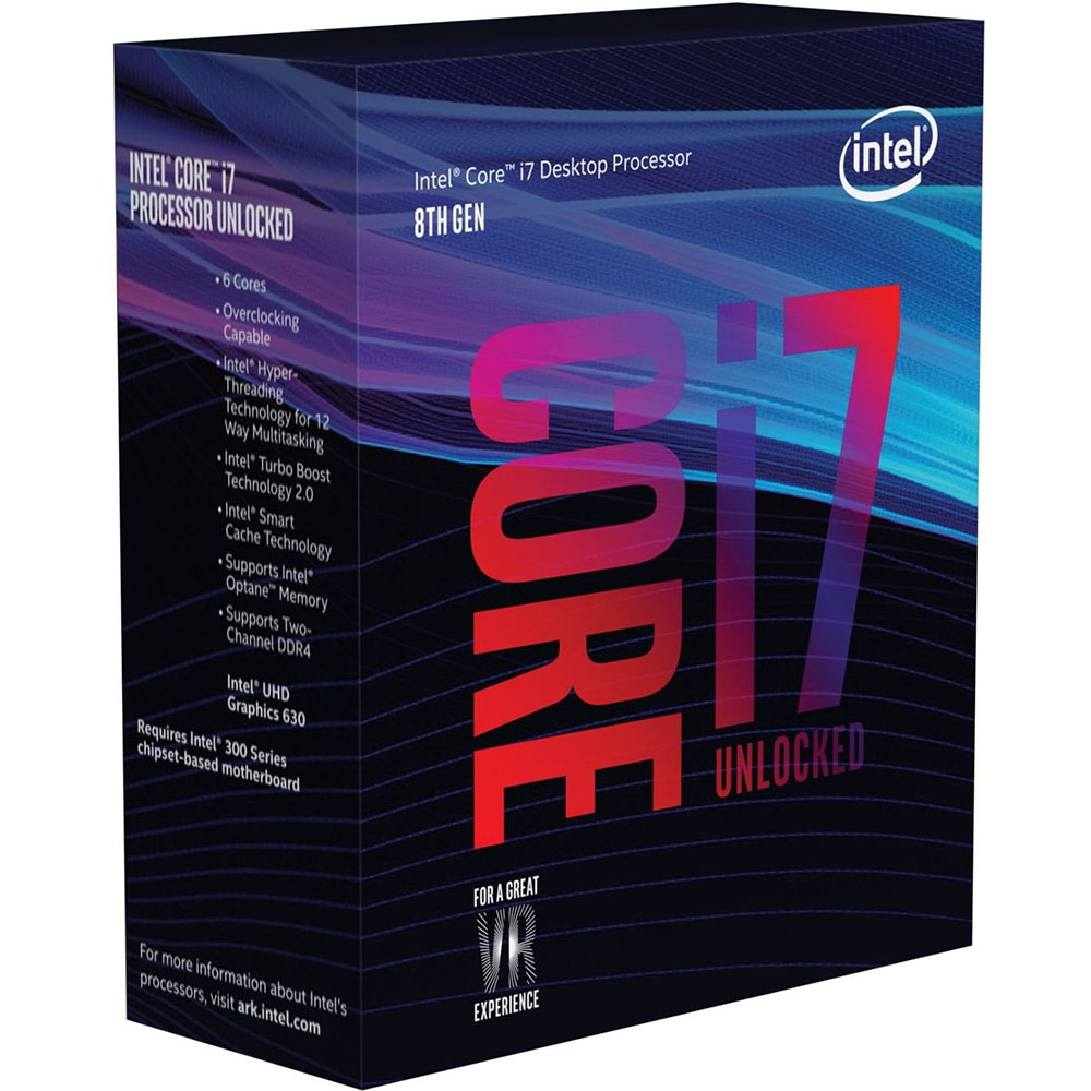 Процесор INTEL Core i7-8700K BOX (BX80684I78700K)