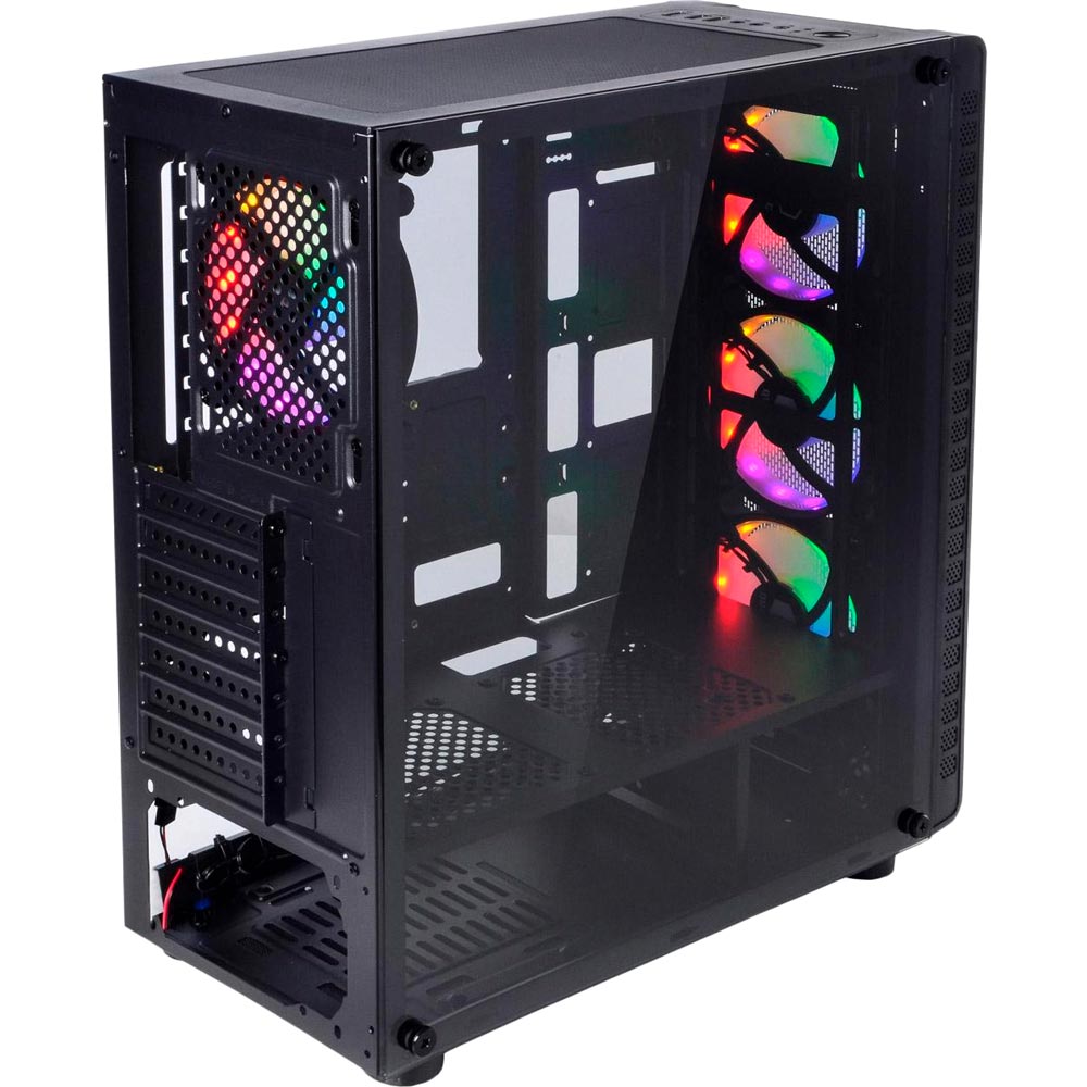 Корпус QUBE Storm Black (STORM_F5NU3) Розмір материнської плати (макс.) ATX