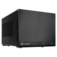 Корпус SILVERSTONE Sugo SG13 Faux Aluminum Black (SST-SG13B-Q)