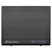 Корпус SILVERSTONE Sugo SG13 Faux Aluminum Black (SST-SG13B-Q)