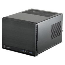 Корпус SILVERSTONE Sugo SG13 Faux Aluminum Black (SST-SG13B-Q)